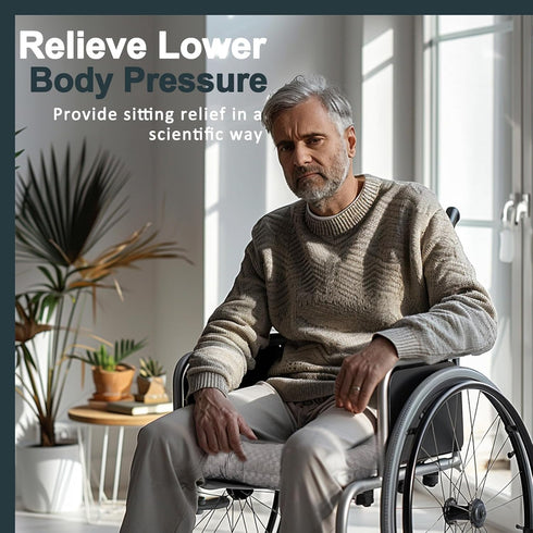 Anti-Slip Wheelchair Cushions, Bed Sore Cushions for Butt, Ergonomic Innovations Orthopedic Donut Pillow, Medical Seat