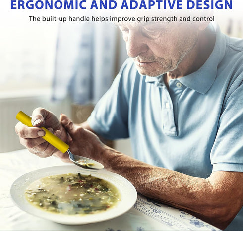 Foam Grip Tubing 6pcs, Adaptive Utensils Grip Aid for Tools, Pens, and Utensils for Elderly, Disabled, and Arthritic