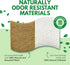 Natural Kitchen Sponges, Pack of 6, Cellulose & Coconut Dish Sponge, Odor Free, Eco-Friendly for Washing
