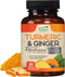Turmeric Curcumin with BioPerine & Ginger 2600mg, Natural Joint & Heart Support, 60 Capsules