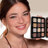 Lamora Nude Neutral Eyeshadow Palette, 12 Natural Highly Pigmented Shades, Travel Size Makeup Palette with Mirror