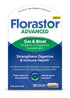 Florastor Advanced Gas & Bloat Probiotic, 30 Capsules, Digestive Enzymes & Botanicals for Digestive Health