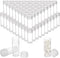 SOUJOY 200 Pieces Small Pill Bottle, 5ml Plastic Sample Bottle, Clear Tiny Travel Tubes for Storage