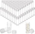SOUJOY 200 Pieces Small Pill Bottle, 5ml Plastic Sample Bottle, Clear Tiny Travel Tubes for Storage