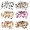 WHAVEL 6 Pack Leopard Spa Headband, Microfiber Bow Headbands for Washing Face, Skincare, Makeup Removal (Type 8)