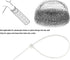24 Pieces Lint Traps Stainless Steel - Washing Machine Lint Snare Traps with 24 pcs Cable Ties