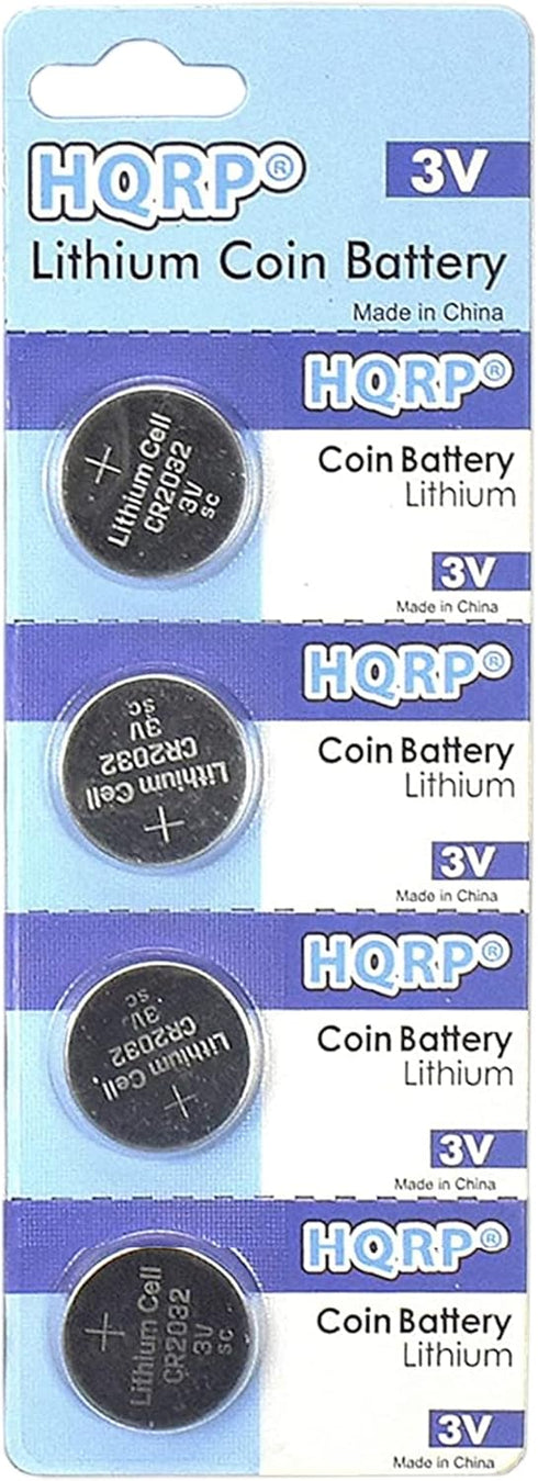HQRP 4-Pack Lithium Battery Compatible with One Touch Ultra2 Ultra-2 Blood Glucose Meter, Sugar Monitor