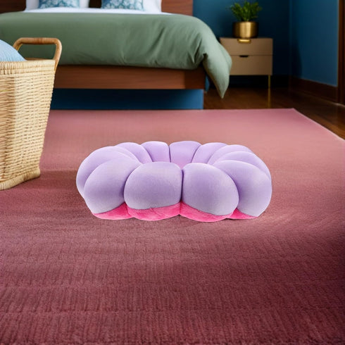 Healeved Donut Pillow Wheelchair Headrest Cushion Flower Shape Nursing Pillow for Bed Sores Pressure Relief Pumpkin