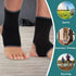 NeoTech Care Ankle Support Sleeve, Open Heel, Light, Elastic & Breathable, Medium Compression, Black, Size M