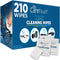 Care Touch Lens Cleaning Wipes for Eyeglasses, Pack of 210
