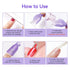 Makartt Nail Clips for Gel Polish Removal, 20 Pcs Plastic Reusable Finger and Toe Nail Soak Off Clips with Cuticle