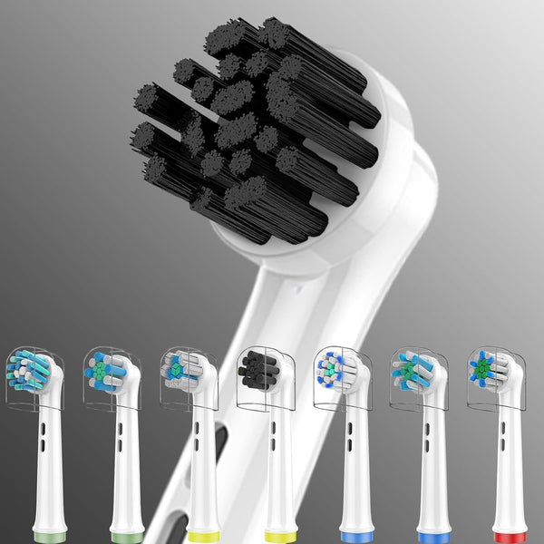 JDHAVMOS 12Pack Replacement Brush Heads with Dust-Protecting Cover, Professional Electric Toothbrush Heads Compatible