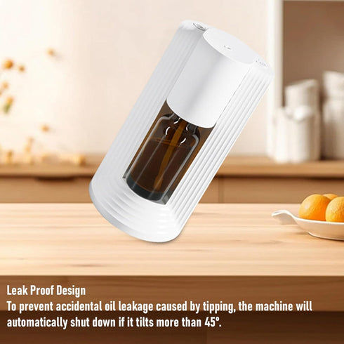 ZDAGELD 48H 3 35dB, 10-20ml Portable Essential Oil Diffuser for Car Home Office, Waterless Aromatherapy Diffuser