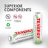 Tenergy Centura Low Self Discharge NiMH Rechargeable Battery Combo, 8 Pack (4xAA 4xAAA)