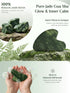 Rena Chris Gua Sha Facial Tools, Natural Jade Stone Guasha Tool for Face Massage - Face Sculpting Tool for Jawline