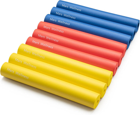 Foam Grip Tubing for Utensils, 9 PC 8" Handles for Adaptive Grip, Fits Most Utensils and Pens