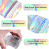 100 Pcs Resealable Ziplock Food Storage Bags, Water Proof Bag with Clear Window for Coffee Beans Candy Sample Food