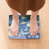 Weight Scale Digital Bathroom Scale Scale for Body Weight 400 lbs Personalized Digital Scale with Backlit Display Easy Read(Battery Not Included) - Blue Abstract Starry Sky