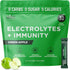 Keto Vitals Immunity Sugar Free Electrolytes Powder with Vitamin C, Green Apple Flavor, 30 Count