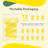 Yellow Plastic Spoons, Heavy Duty Disposable Party Supplies, 104 PCS