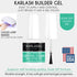 Karlash Brush On Builder Gel, Soak Off Build It Gel Crystal Clear for Sculpting Nail Extension, 0.5 oz.