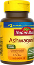 Nature Made Ashwagandha Capsules, 125mg for Stress Support, 60 Capsules, 60 Day Supply