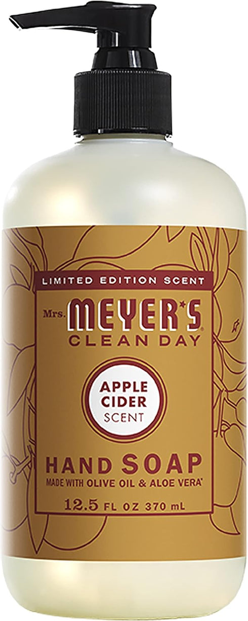 Set, 1 1 1 3 Mrs. MEYER'S Apple Cider Kitchen Includes, Hand Soap, Dish Soap, and Multi Surface Cleaner ct.