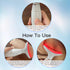 Neck Face Beauty Device: 3 in 1 Facial Massager for Skin Care, Face Sculpting Tool with Thermals, Vibration (White)