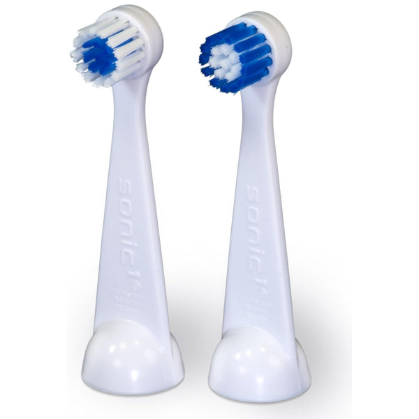 Cybersonic3 Compact Replacement Brush Heads, 2 Pack for Cybersonic Electric Toothbrushes