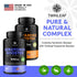 Natural Serotonin Supplement - 5HTP & Cortisol Manager for Women, Includes Vitamin B6, B12, GABA - 60 Capsules