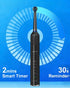 YAGEA 8 5 50-Day 3 R05(Black) Rotating Electric Toothbrush for Adults with Brush Heads, Travel Case, Modes Rechargeable