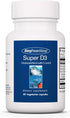 Allergy Research Group Super D3 Dietary Supplement - 60 Vegetarian Capsules for Bone & Immune Support with C & E,