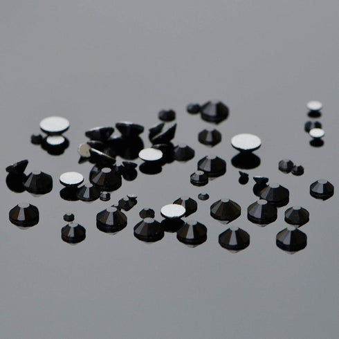 LPBeads 3456 Pieces Nail Crystals AB Nail Art Rhinestones Round Beads Flatback Glass Charms Gems Stones for Nails
