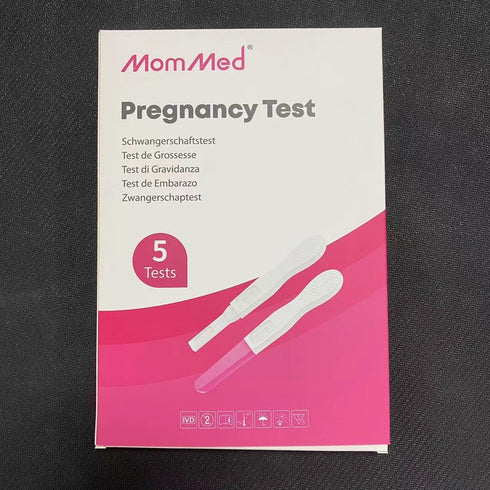 MomMed Pregnancy Test - 5 HCG Home Pregnancy Midstream Test for Early Detection, High Sensitivity