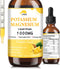 Potassium Magnesium Citrate Supplement, Magnesium Liquid Drops 1000mg with Glycinate for Calm & Immune Health