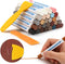 Ovrilossa Wood Filler Sticks, 30 Colors Wood Repair Wax Crayons with 2 Scrapers,