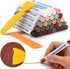 Ovrilossa Wood Filler Sticks, 30 Colors Wood Repair Wax Crayons with 2 Scrapers,