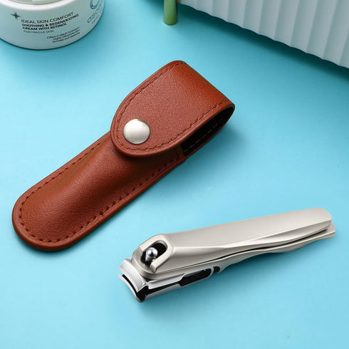 Nail Clippers for Seniors, 360 Degree Rotary Fingernail and Toenail Clippers with Long Handle