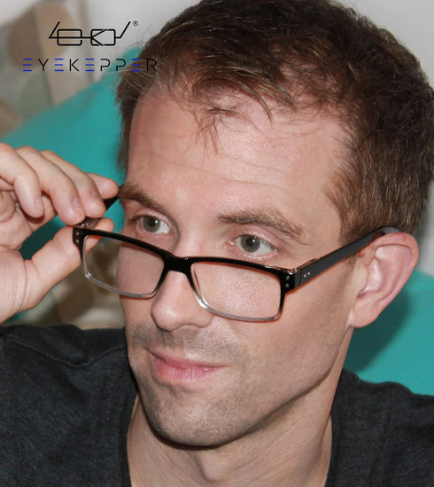 Eyekepper Vintage Reading Glasses for Men - 5 Pack with Spring Hinges Classic Readers