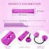 WILLBOND 36 Pieces Cold Wave Rod Hair Perm Rods - Hair Rollers with Steel Rat Tail Comb for Hairdressing Styling