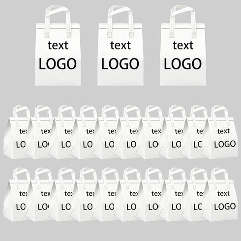 QIUYACARE Customized Insulated Thermal Bag Self-Sealing Disposable Takeaway Bag For Food Delivery Milk