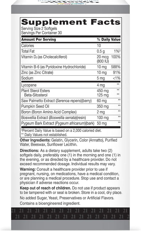 21st Century Prostate Health, 60 Count