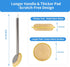 TOFAIRONM Kitchen Scrub Brush with Handle, Non-Scratch Extra Strong Cleaning Brush for Wok, Cast Iron, Pans, Oven