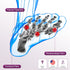 LEOWEER Grip,4 Orthopedic Metatarsal Pad,Breathable Ball of Foot Cushion with Anti-Slip Heel Sizes,Extra Thick Gel Pads