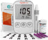 Oh’Care Lite Blood Sugar Test Kit – Glucometer with Strips, Lancets, Lancing Device, Log, and Case (50 Strips & 50
