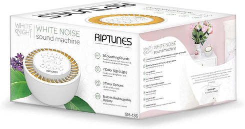 Riptunes Sound Machine for White Noise - Perfect for Sleep and Relaxation
