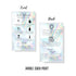 Lash Extension Aftercare Cards, 50 Pack, Business Card Size 3.5 x 2" inches After Care (2-3 Week Fillers),