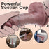 MIAO-GK 6 Inch Girth Realistic Dildo - Skin-Like Texture Thick Dildos, Dual Density Liquid Silicone Dildos with Strong