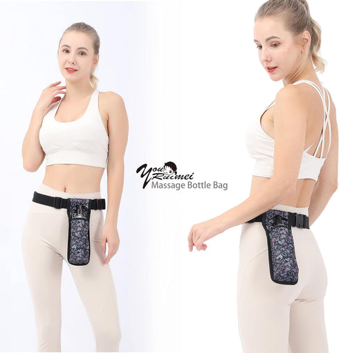 Massage Oil Carrying Bag and Bottle Holder for Therapists