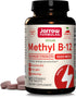 Jarrow Formulas Maximum Strength Methyl B-12 5000 mcg - Dietary Supplement - 90 Cherry Flavored Chewable Tablets